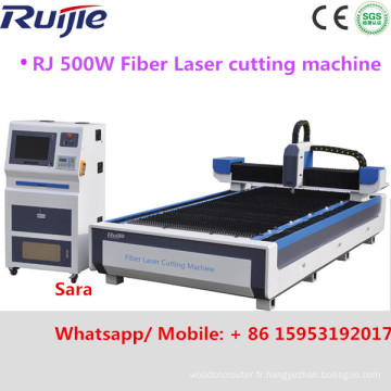 Chine 500W 750W 1000W Prix de la machine de découpe laser pour tôle à fibre